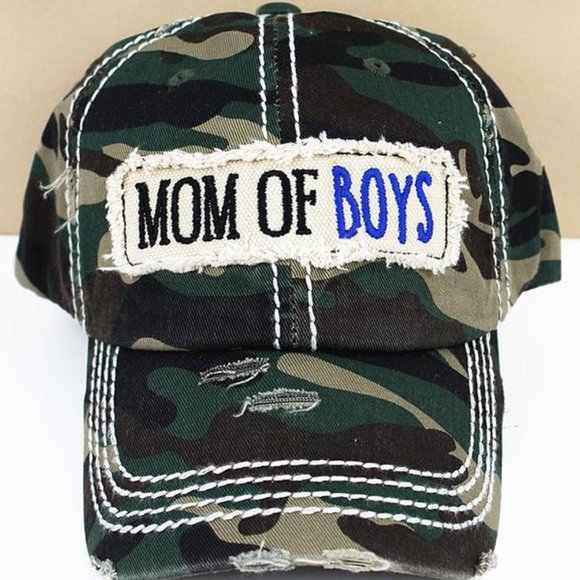 Accessories - NWT Camo Mom of Boys Cap